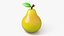 Set of Stylized Colorful Fruits