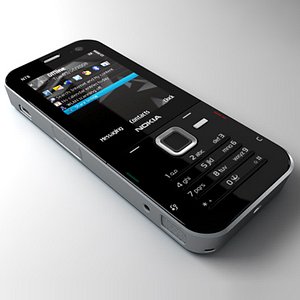 3d model nokia n78 mobile phone