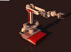 robot sci fi model