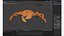 Alaskan King Crab Eating Animated Rigged For Blender
