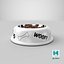 dog bowl food 3D model
