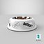 dog bowl food 3D model