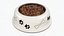 dog bowl food 3D model