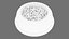 dog bowl food 3D model