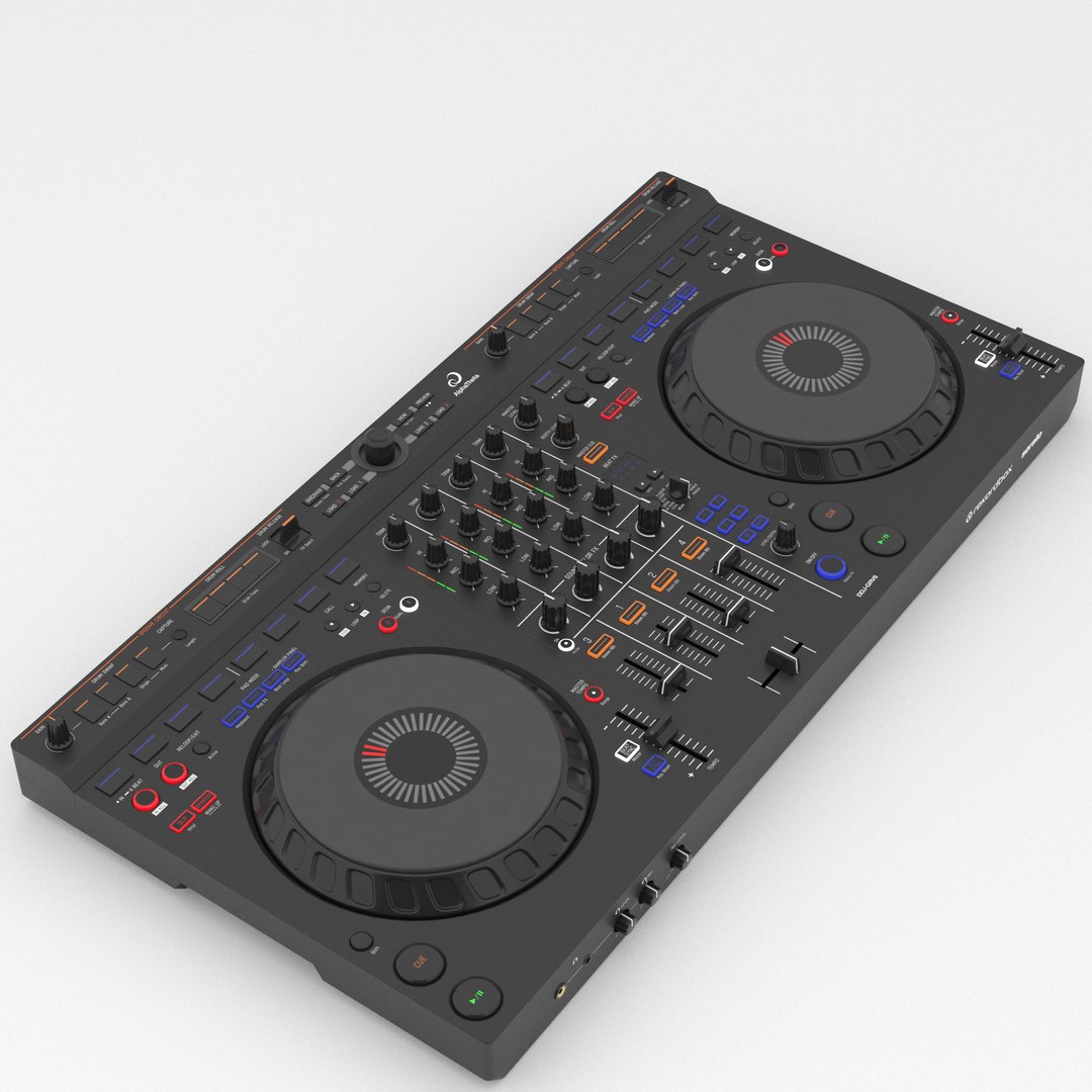 Pioneer DDJ GRV6 4-channel Performance DJ Controller 3D
