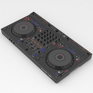 Pioneer DDJ GRV6 4-channel performance DJ controller 3D model