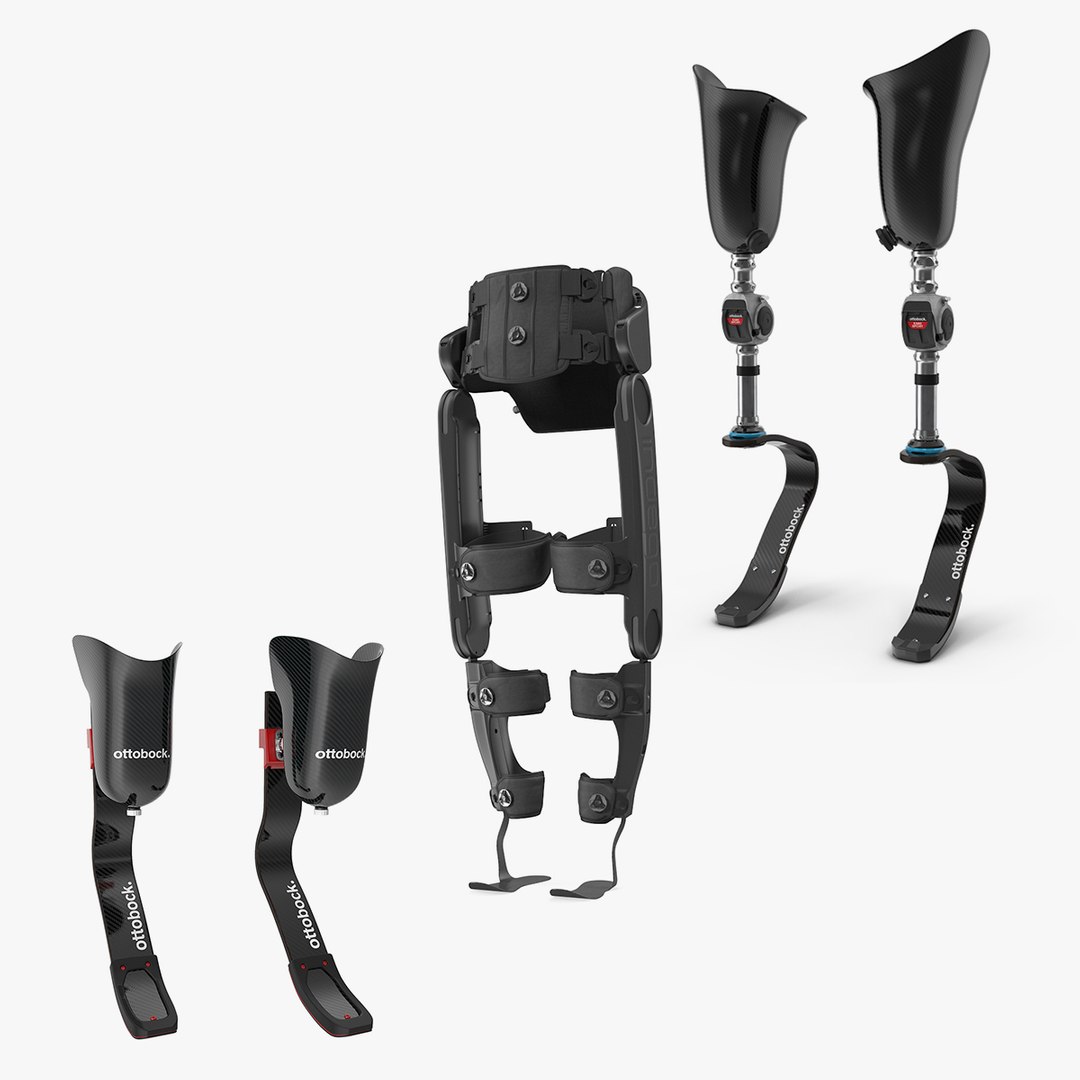Prosthetic Legs Collection 3D model preview