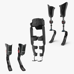 prosthetic legs 3D model