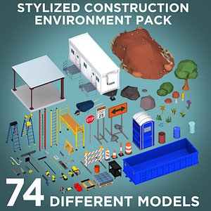 Stylized Construction Environment Pack