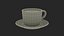 3D model Coffee Cup on Saucer