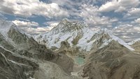 Mount Makalu - Himalayan Eight Thousander PBR landscape