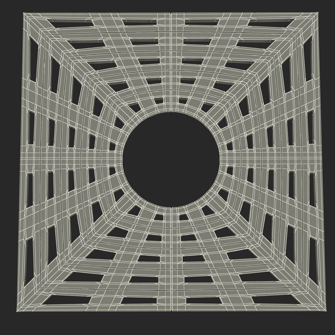 Tree Grate 3 3d Model