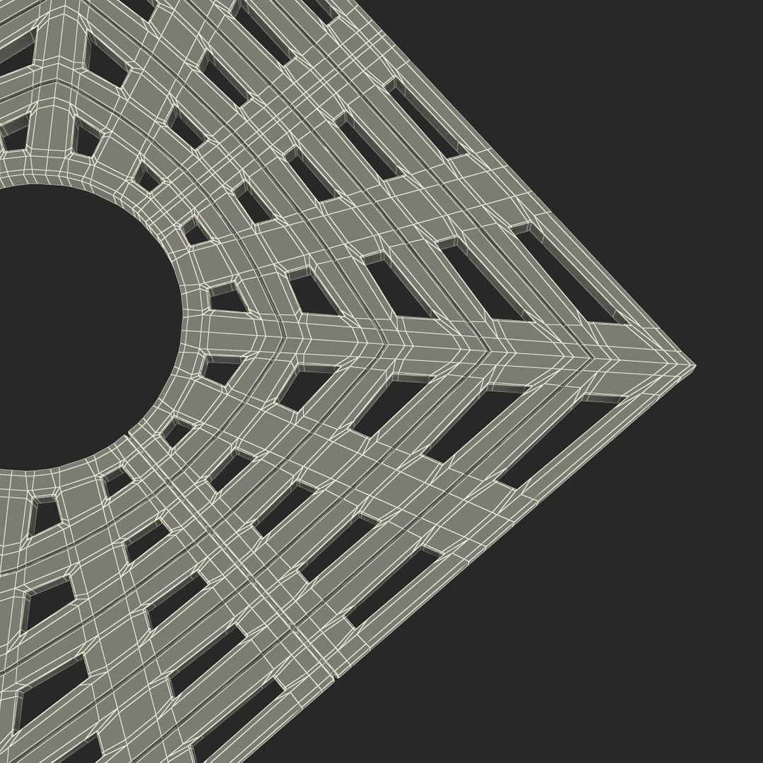 Tree Grate 3 3d Model