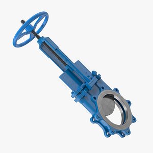 Butterfly Knife Gate Valve 3D Model