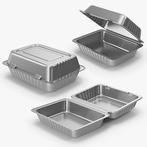 3D Food Containers model