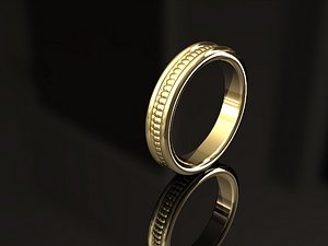 channel ring 3D model
