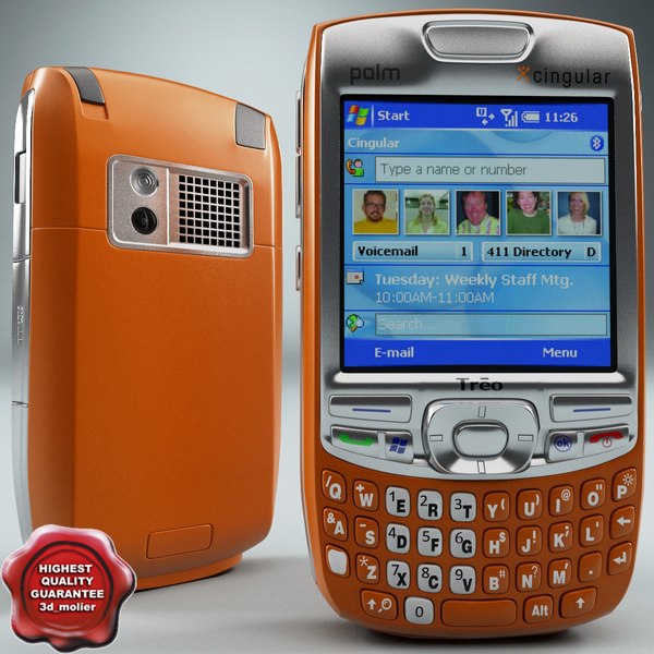 3d palm treo 750 orange