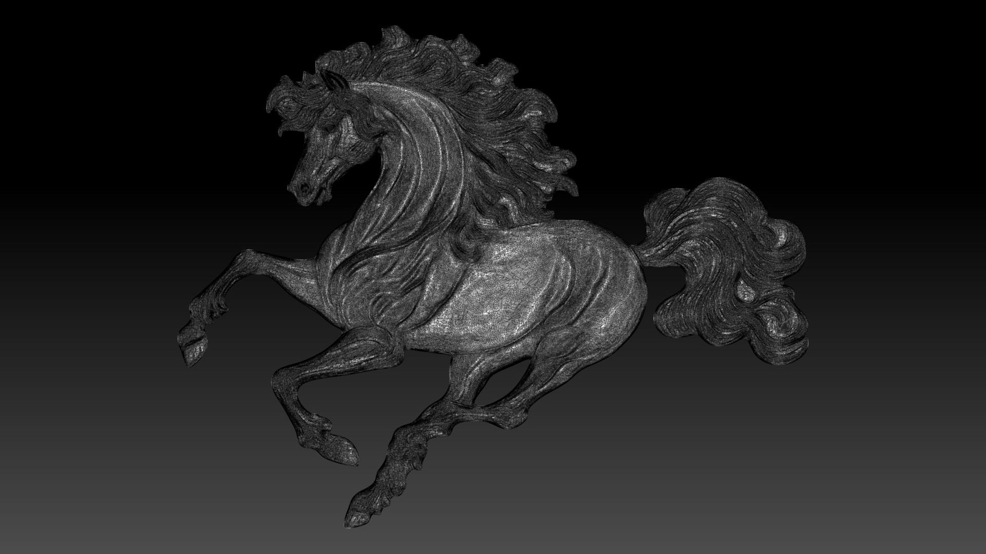 3D Horse Bas Relief 240510 04 3D Print Model - TurboSquid 2292679