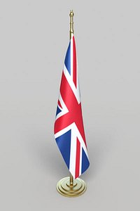 realistic office england flag max