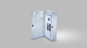 consumer unit 3D model
