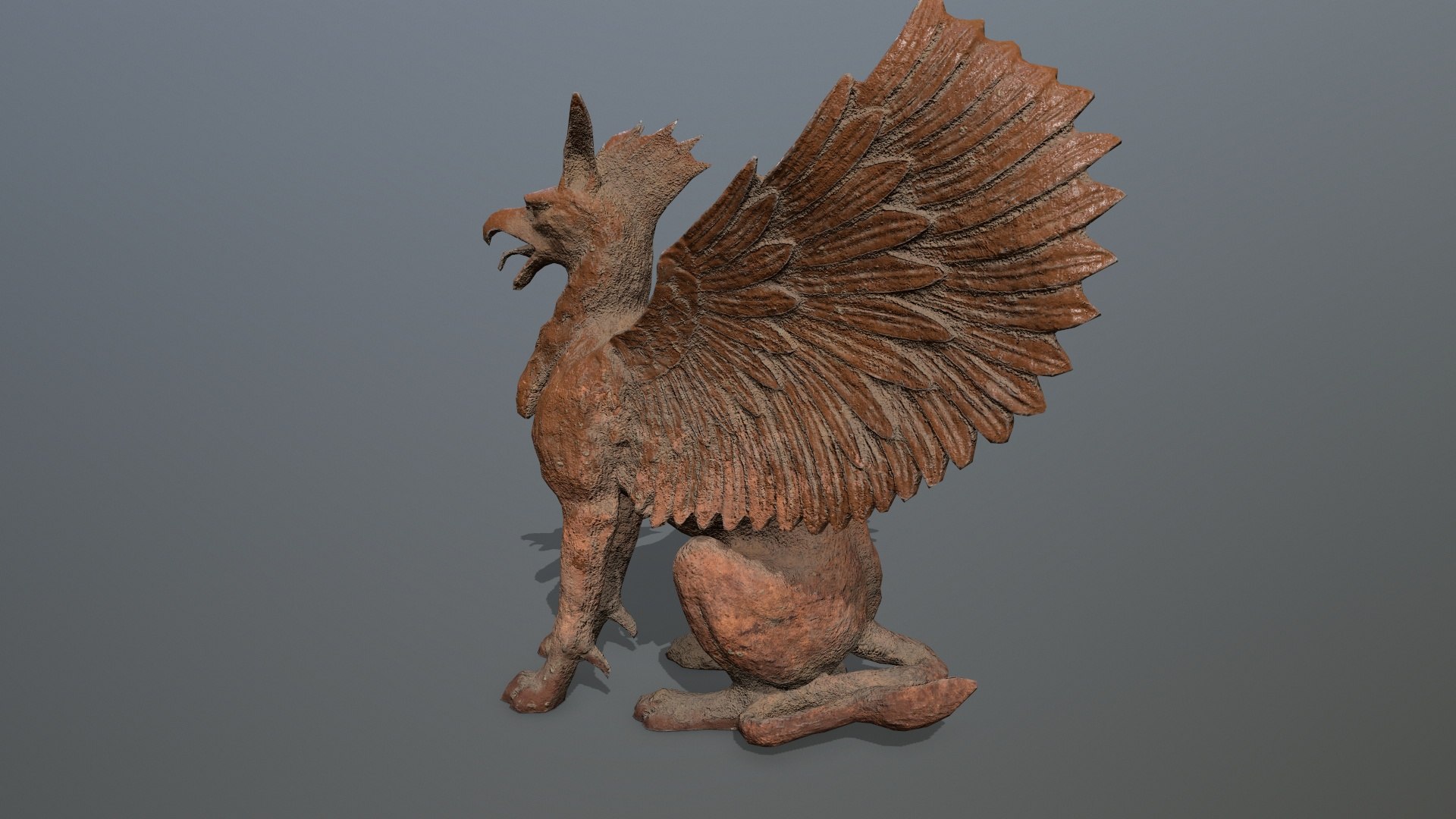 Statue Creature 3D Model - TurboSquid 2054429
