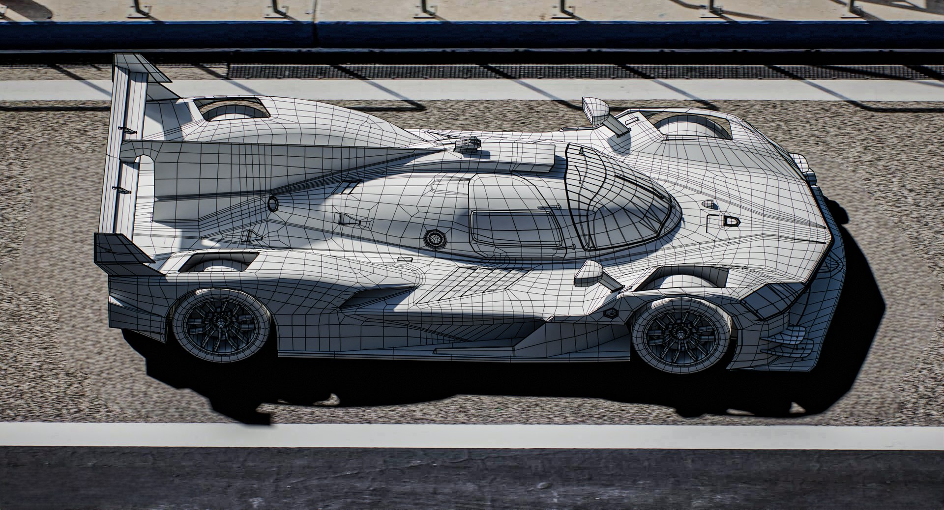 3D Alpine A424 WEC LMH Season 2024 Race Car White Mockup - TurboSquid ...