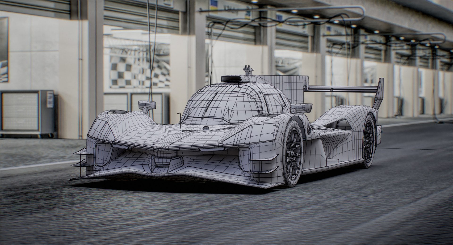 3D Alpine A424 WEC LMH Season 2024 Race Car White Mockup - TurboSquid ...