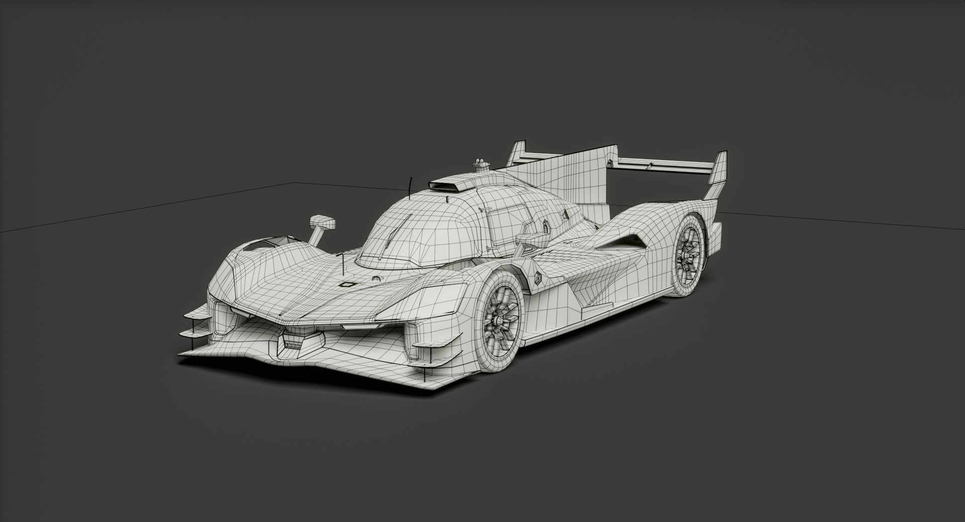 3D Alpine A424 WEC LMH Season 2024 Race Car White Mockup - TurboSquid ...