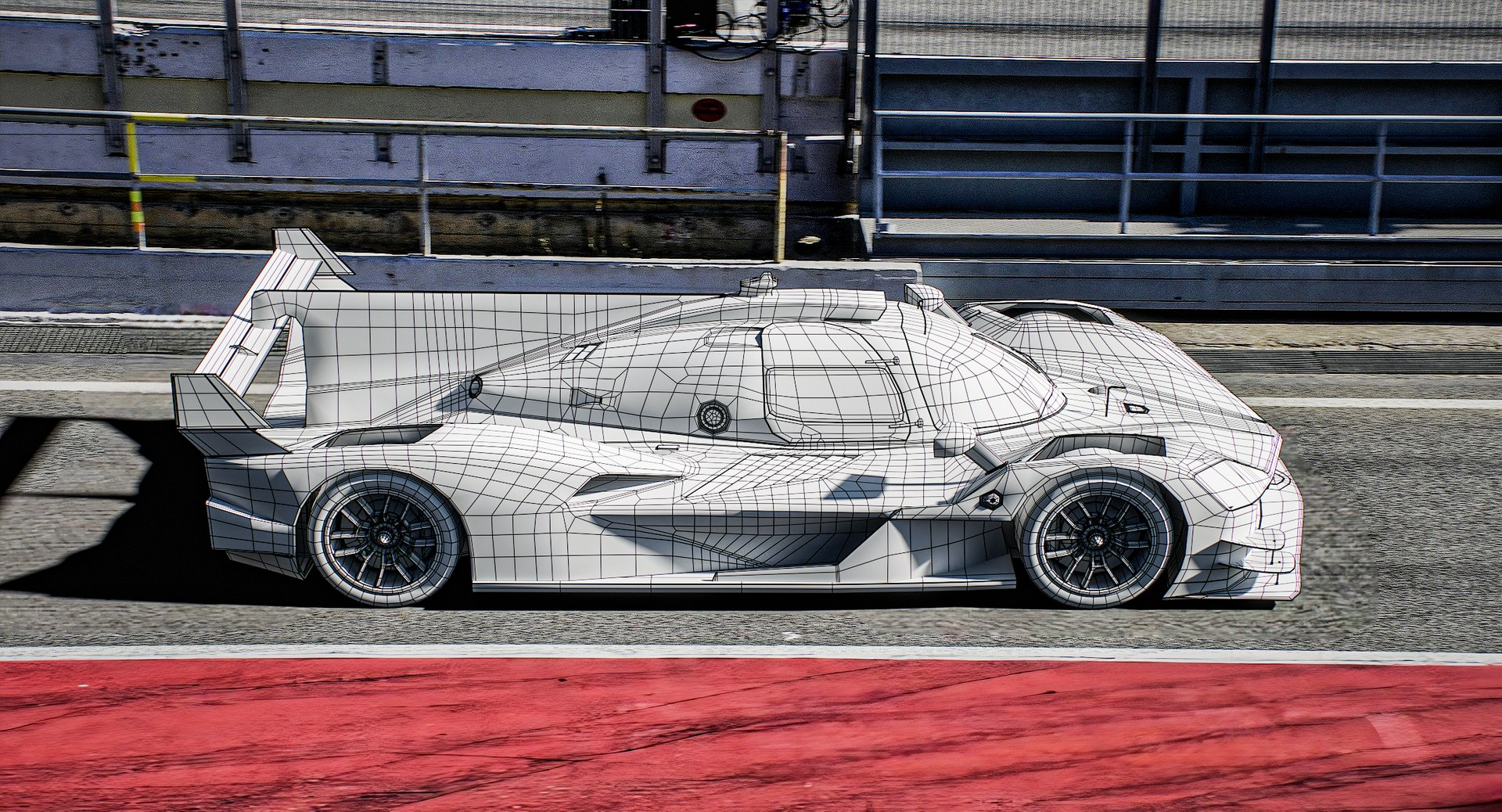 3D Alpine A424 WEC LMH Season 2024 Race Car White Mockup - TurboSquid ...