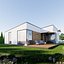 Дом 5 - Создан с использованием полностью параметрических семейств Revit