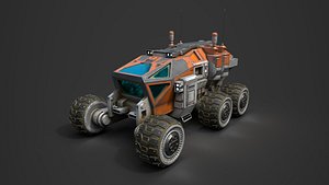 3D space rover mars