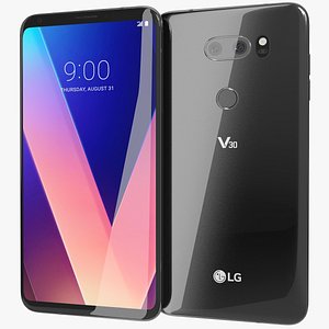 3D realistic lg v30 aurora model