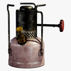 Old Kerosene Stove 3D model