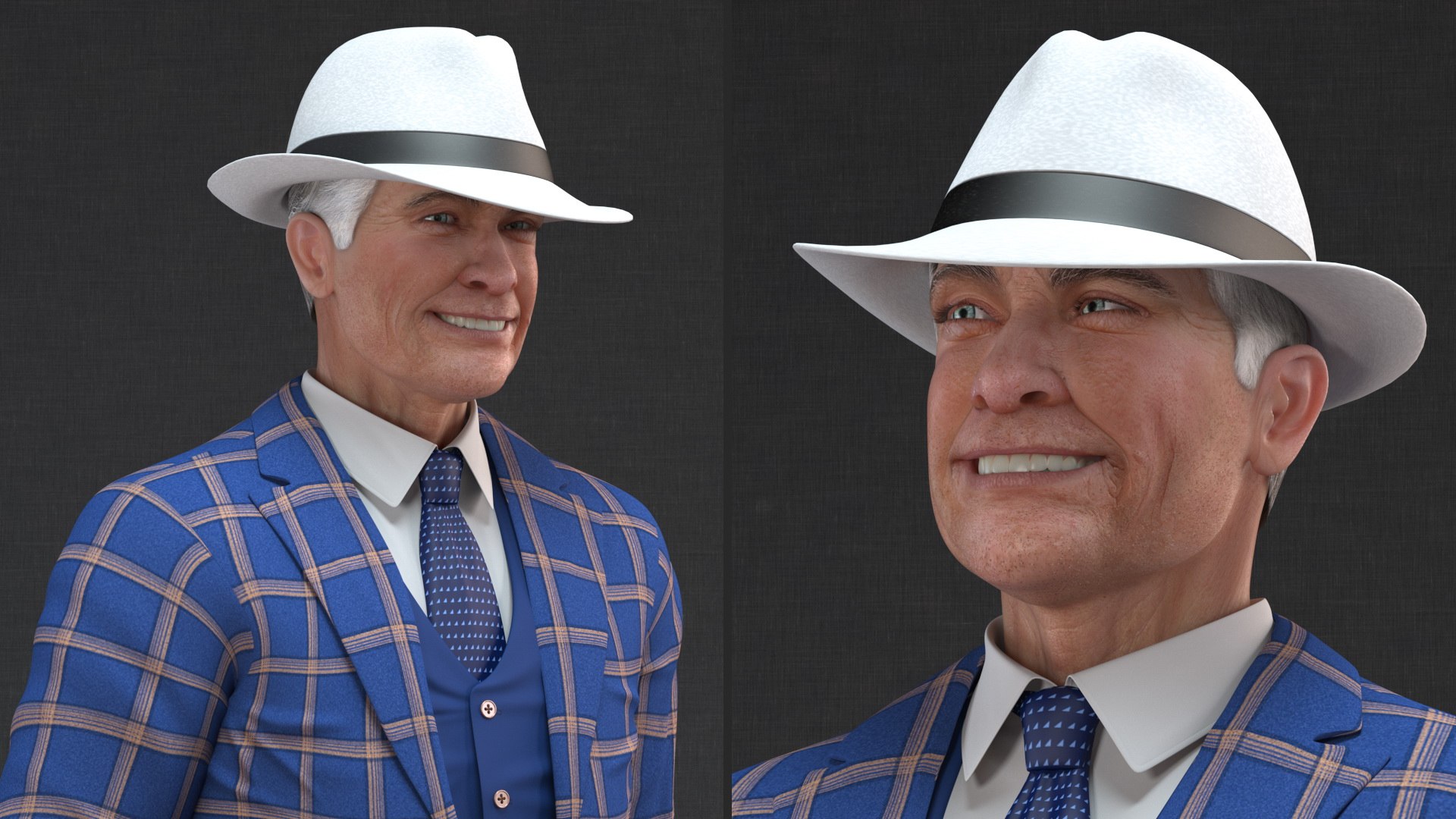 3D model elderly man leisure suit https://p.turbosquid.com/ts-thumb/xS/5w2UAg/Cal2Gq44/elderlymanleisuresuitrigged3dsmodel014/jpg/1603199355/1920x1080/fit_q87/9307e5c7914a6f4320022562ce60337f02f11422/elderlymanleisuresuitrigged3dsmodel014.jpg