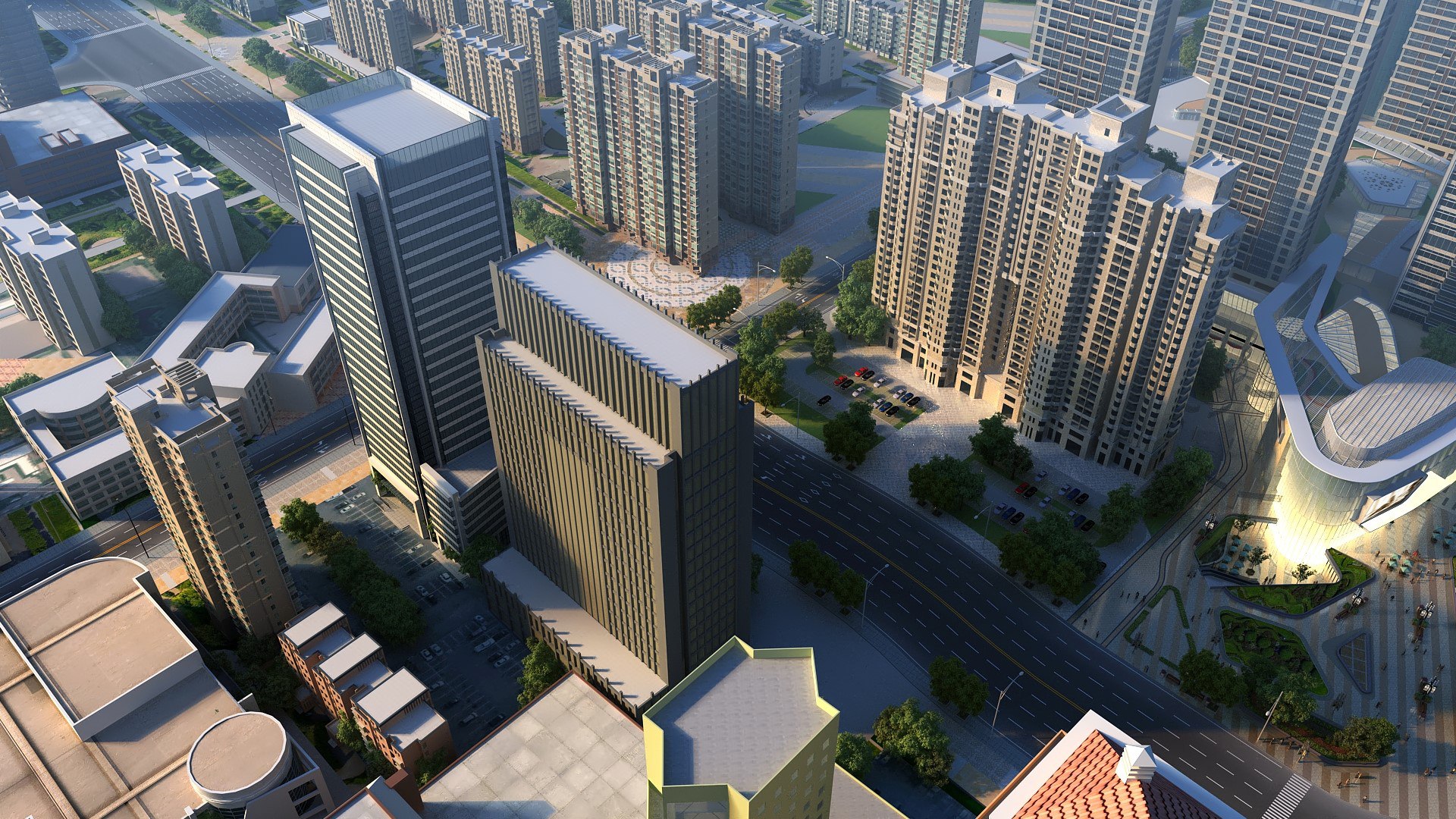 3D City Model - TurboSquid 2244271