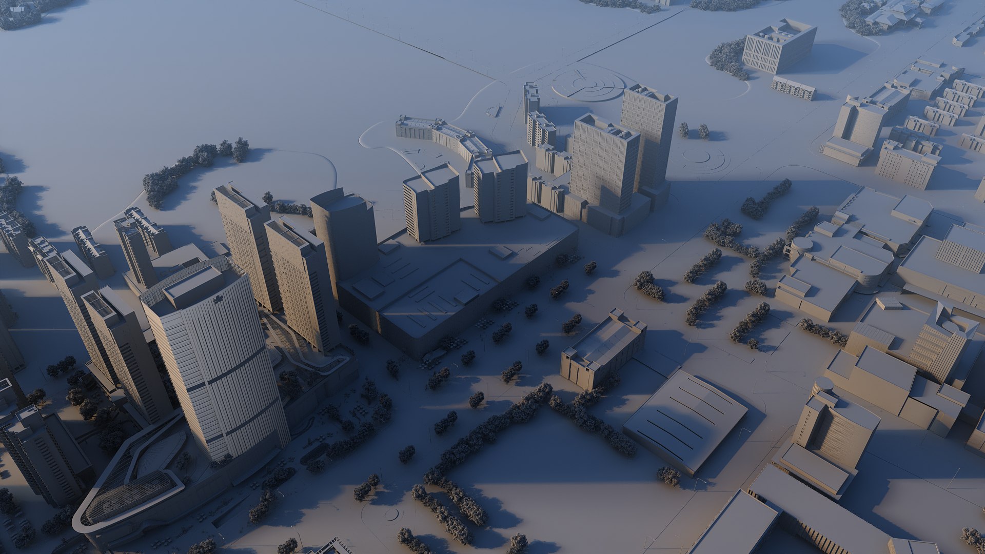 3D City Model - TurboSquid 2244271