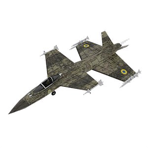 IAI Sparrow X lowpoly concept fighter model