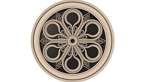 Gothic Rose Window 3D model