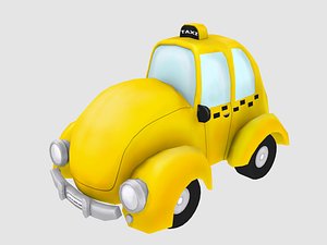 Stylized Cab Taxi