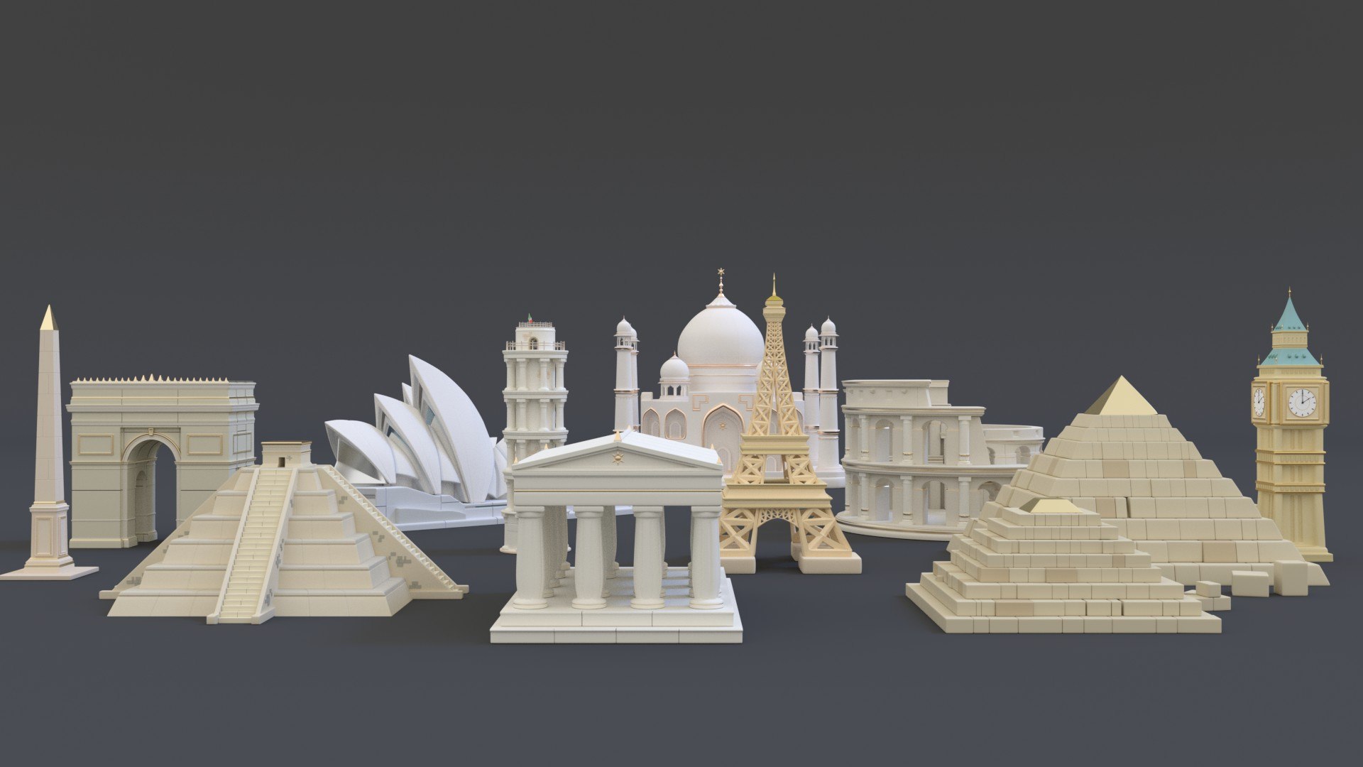 World monuments 3D https://p.turbosquid.com/ts-thumb/xS/E5ZN1A/kg/01/jpg/1725911866/1920x1080/fit_q87/e67e306bf0d566ac3059b1af371fe9553e5b74ac/01.jpg