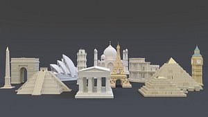 World monuments 3D