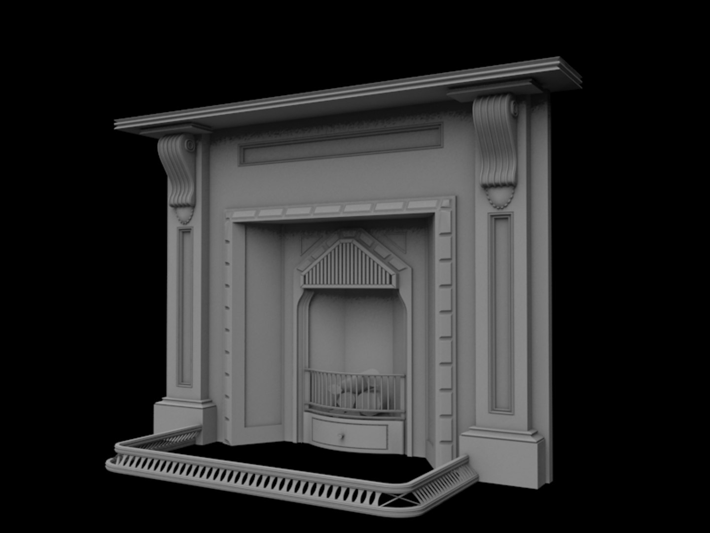 Victorian Fireplace Max