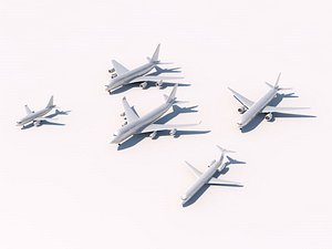 3d aircraft commercial pack
