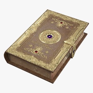 3D Magic Spell Book model