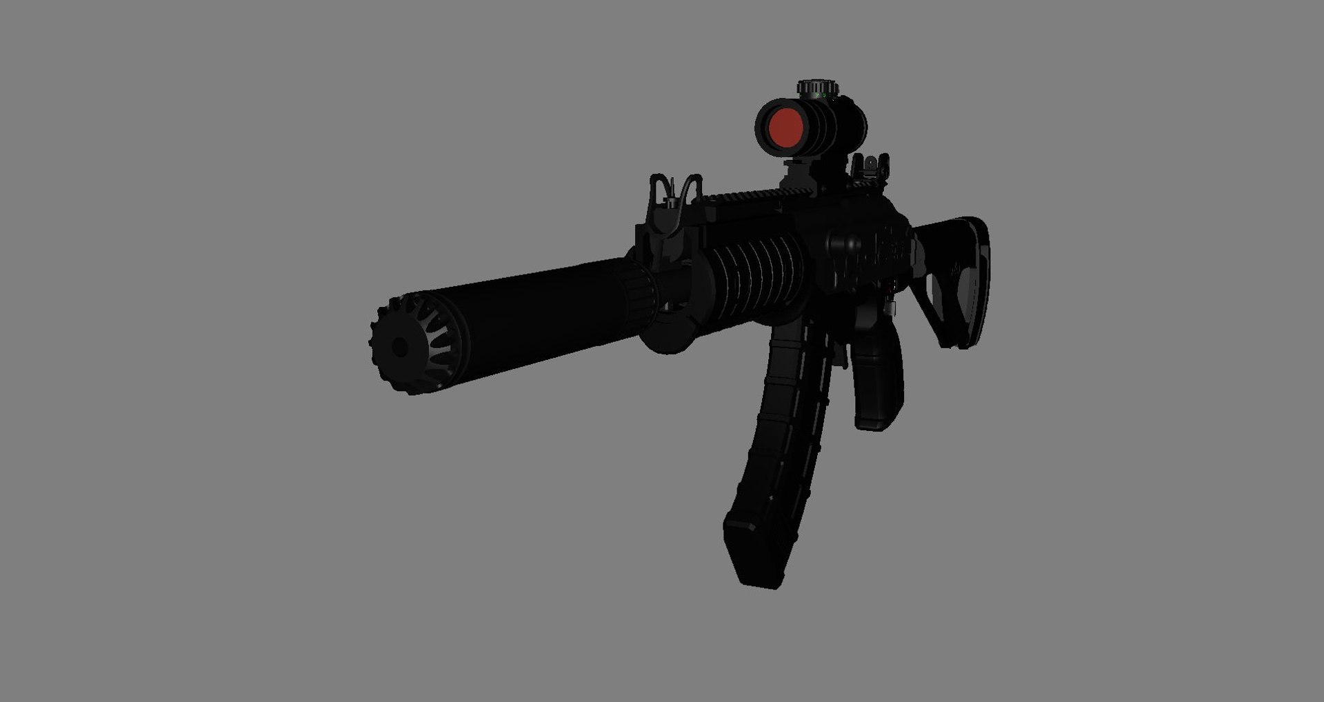 3D Model IWI Galil Ace Assault Rifle With Silencer - TurboSquid 1887517