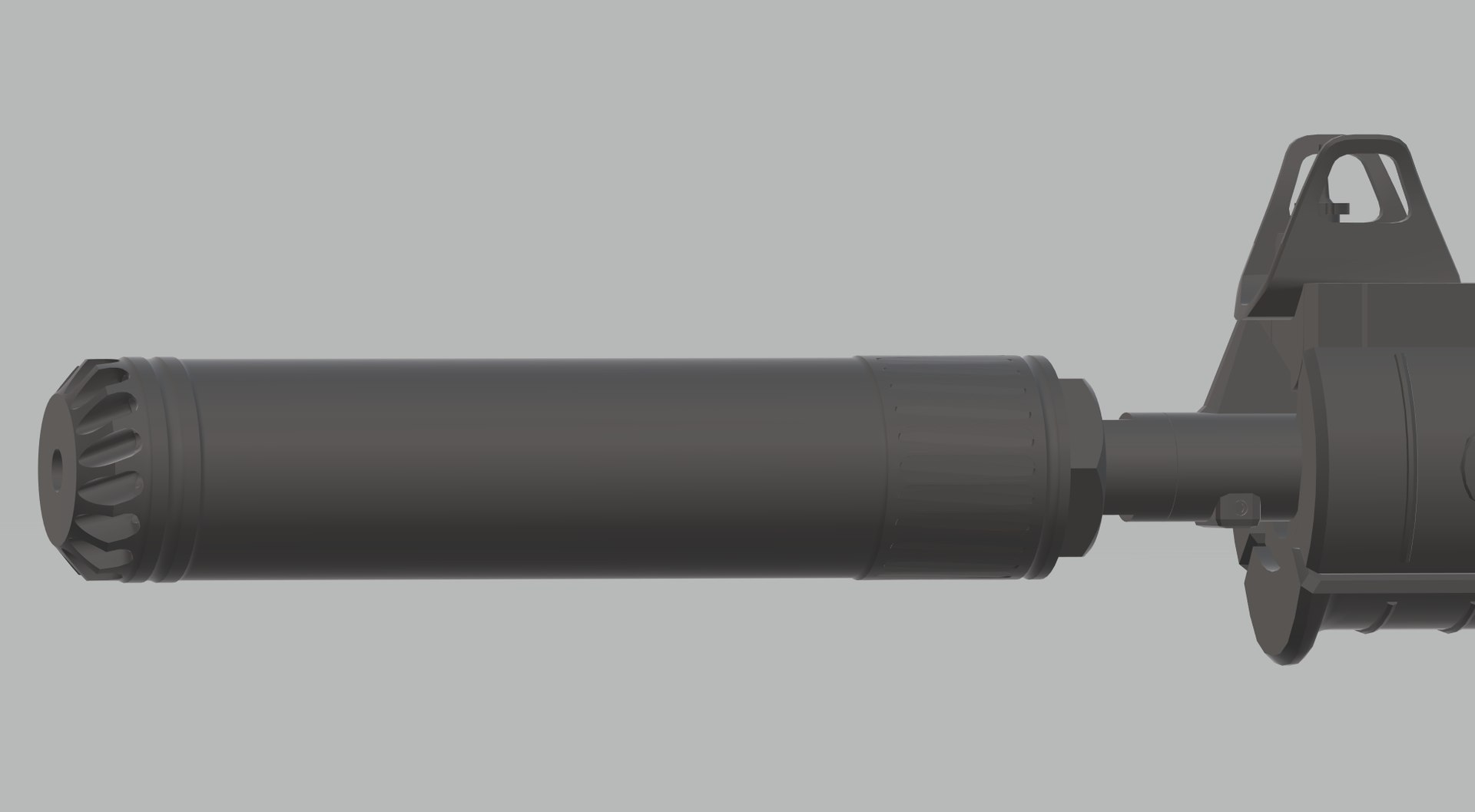 3D Model IWI Galil Ace Assault Rifle With Silencer - TurboSquid 1887517