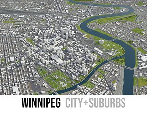 3D city winnipeg model