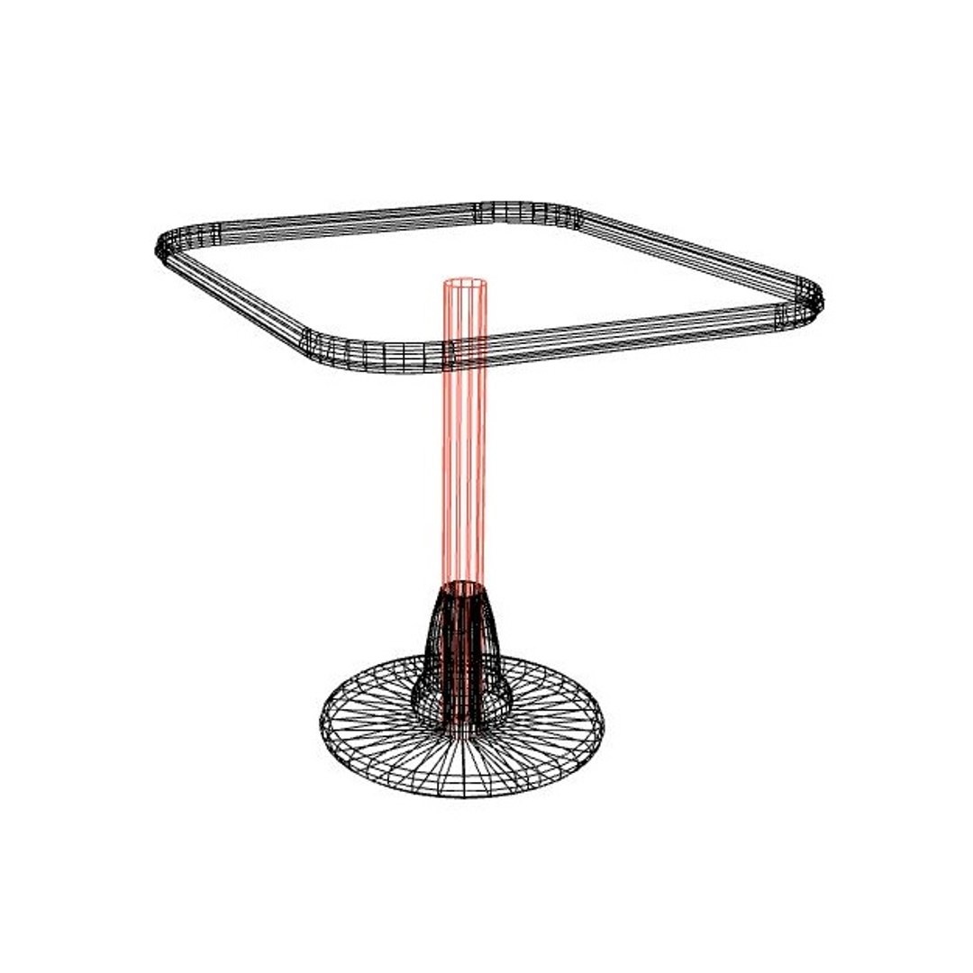 3d Modern Table Model