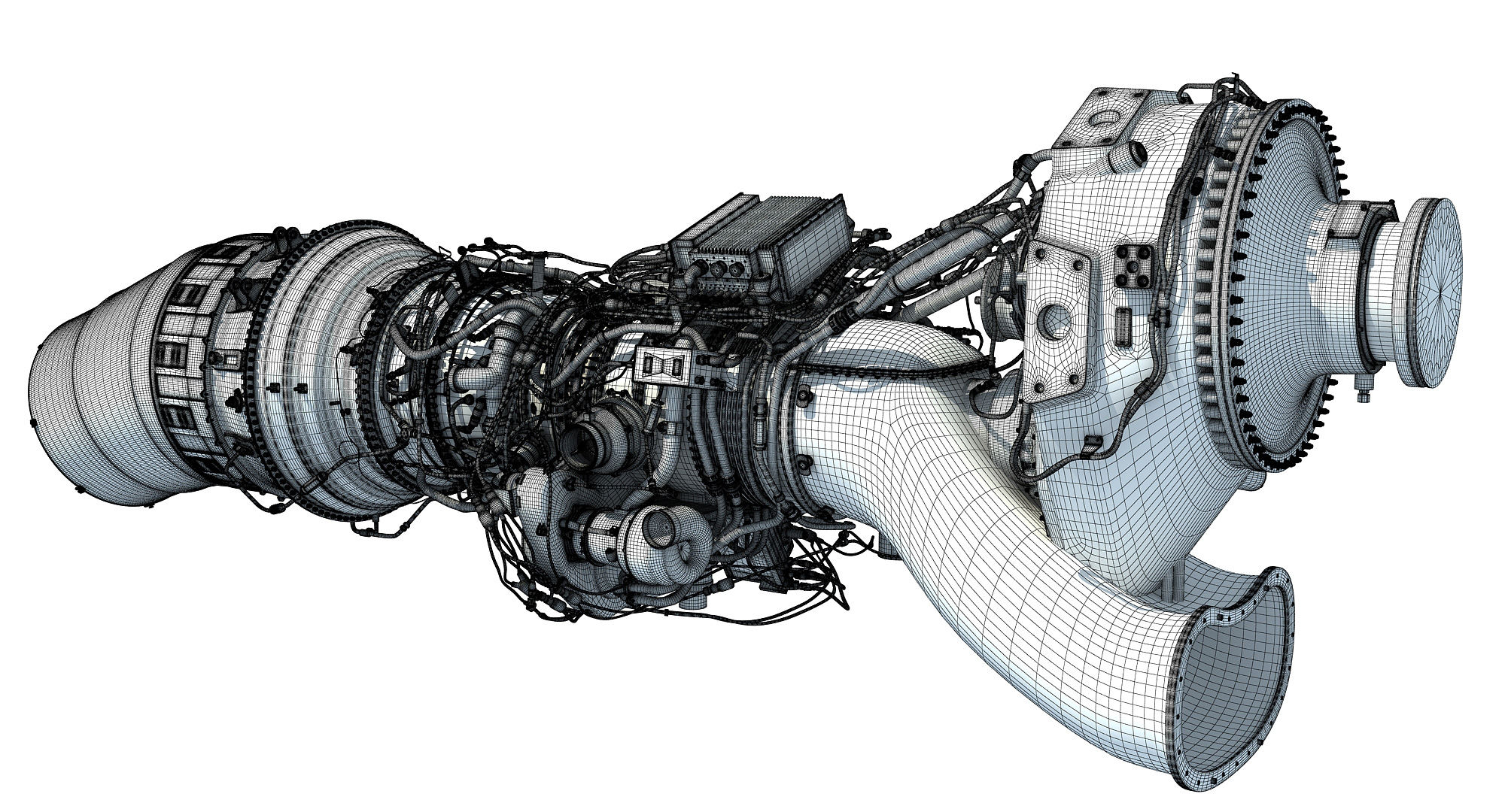 3D turboprop engine model - TurboSquid 1175089