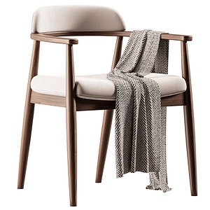Walnut Dining Chair model
